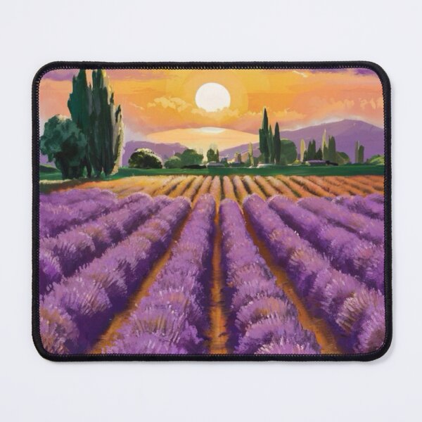 Item preview, Majestic Sunset in Lavender Fields: French Countryside Bliss designed and sold by CARRAANN.