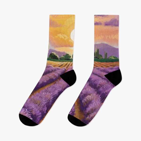 Item preview, Majestic Sunset in Lavender Fields: French Countryside Bliss designed and sold by CARRAANN.