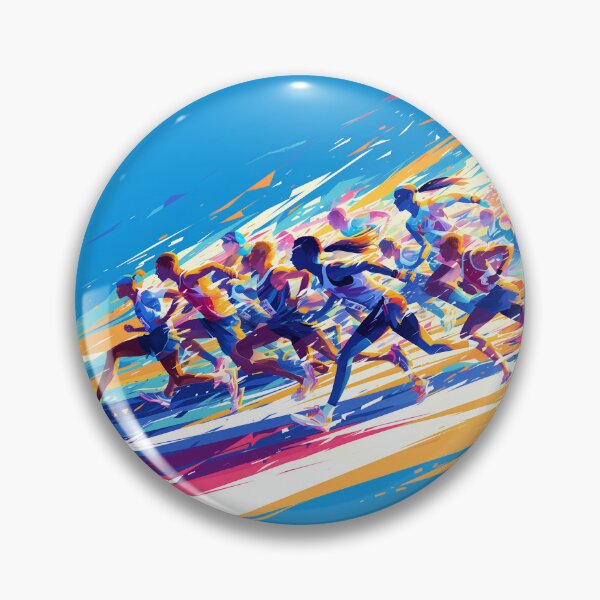 Item preview, Dynamic Marathon Silhouette Design designed and sold by Windy-market.