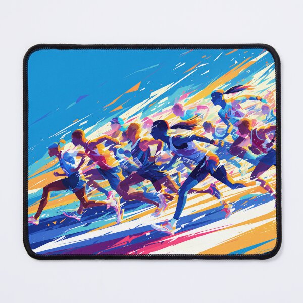 Item preview, Dynamic Marathon Silhouette Design designed and sold by Windy-market.