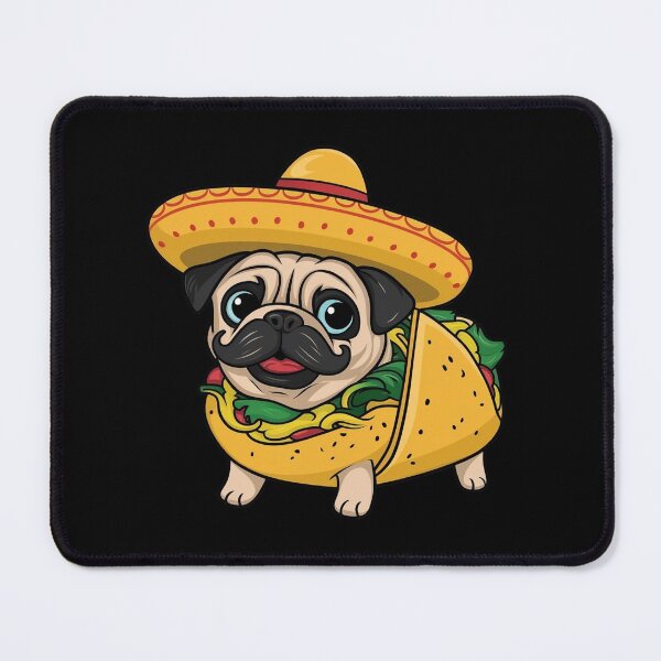 Item preview, Pug In Taco Costume - Funny Pug designed and sold by canvadreamer444.