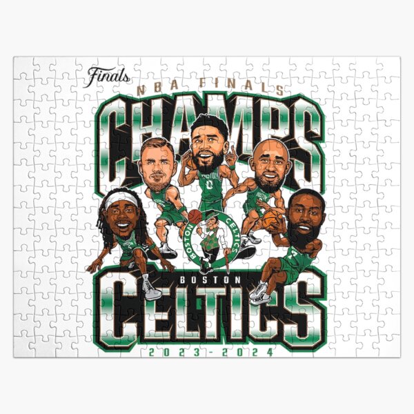 Vista previa del artículo con la obra «Tatum, Marrón, Holiday, Porzingis Y Blanco Los Campeones», diseñado y vendido por RobertSportwear.