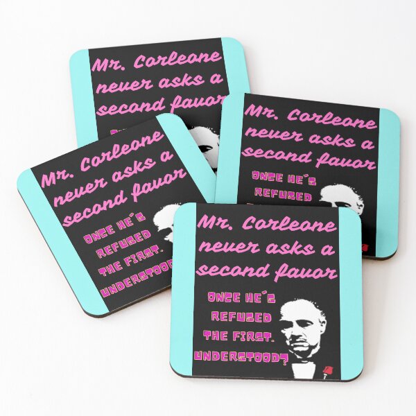 Item preview, The Godfather Quotes designed and sold by MountainAndSea.