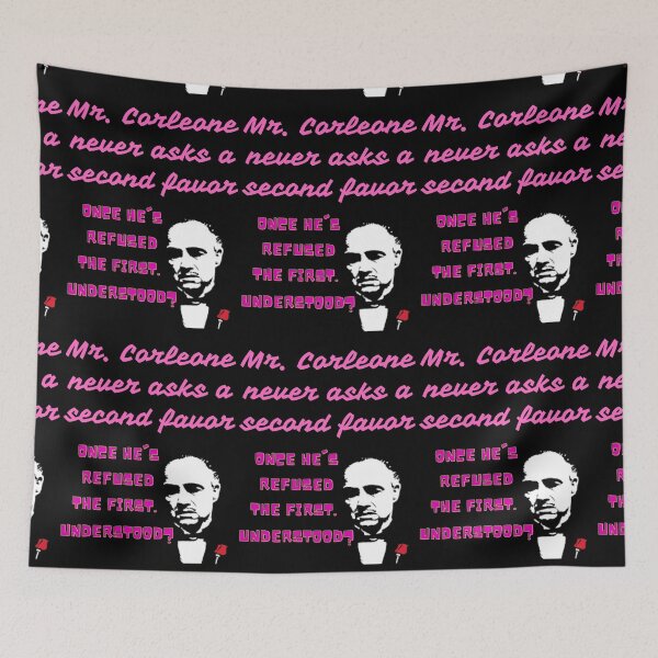 Item preview, The Godfather Quotes designed and sold by MountainAndSea.
