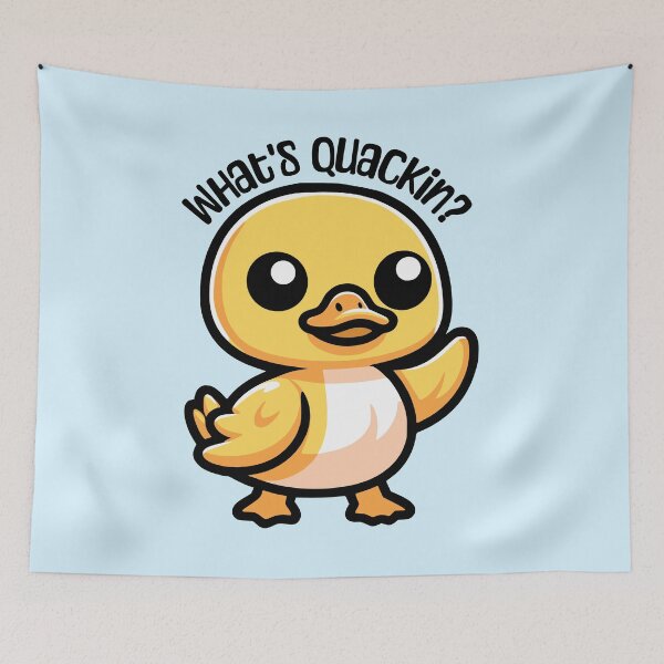 Item preview, What's Quackin? Cute Rubberduck Pun designed and sold by PMCreative.