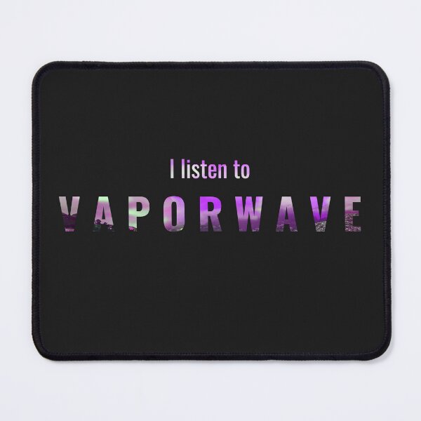 Item preview, I Listen To Vaporwave, 80s Neon Aesthetic designed and sold by MusicArtAndGrind.