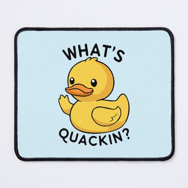Item preview, What's Quackin? Kawaii Rubberduck Pun designed and sold by PMCreative.