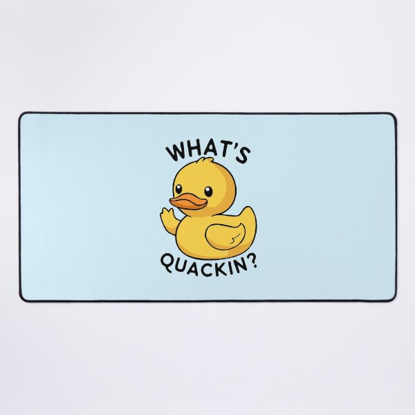 Item preview, What's Quackin? Kawaii Rubberduck Pun designed and sold by PMCreative.