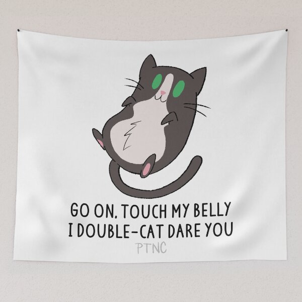 Item preview, I double-cat dare you! designed and sold by PudgeTheCat.