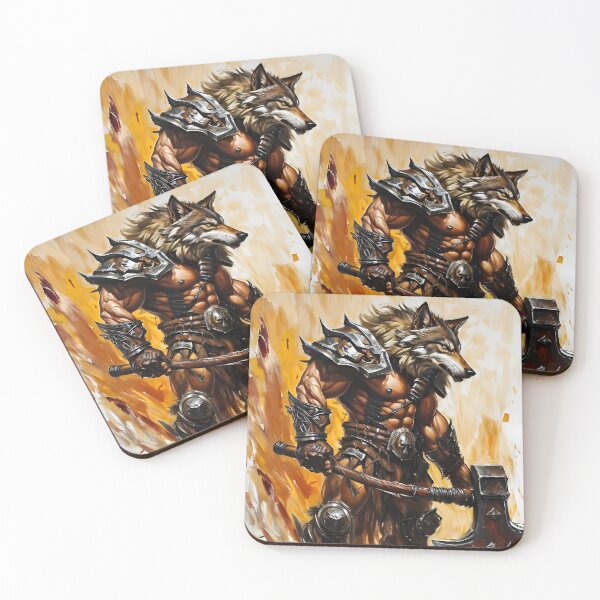 Item preview, wolf warrior 4 designed and sold by redmoon64.