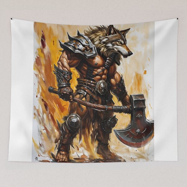 Item preview, wolf warrior 4 designed and sold by redmoon64.