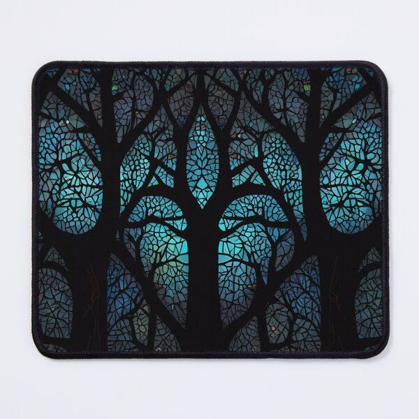 Item preview, Colourful Mosaic Stained Glass Tree effect design designed and sold by FocusedArt.