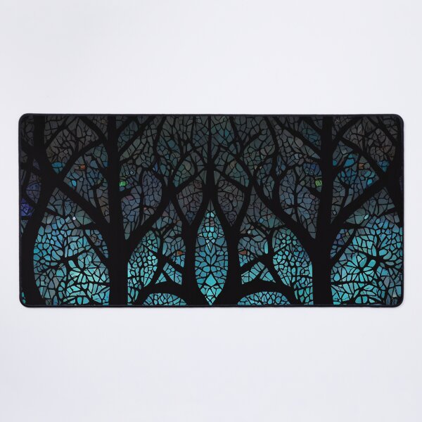 Item preview, Colourful Mosaic Stained Glass Tree effect design designed and sold by FocusedArt.