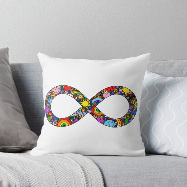 Item preview, Infinity Neurodiverse Doodle Progress Pride Flag designed and sold by JoyfulJen.