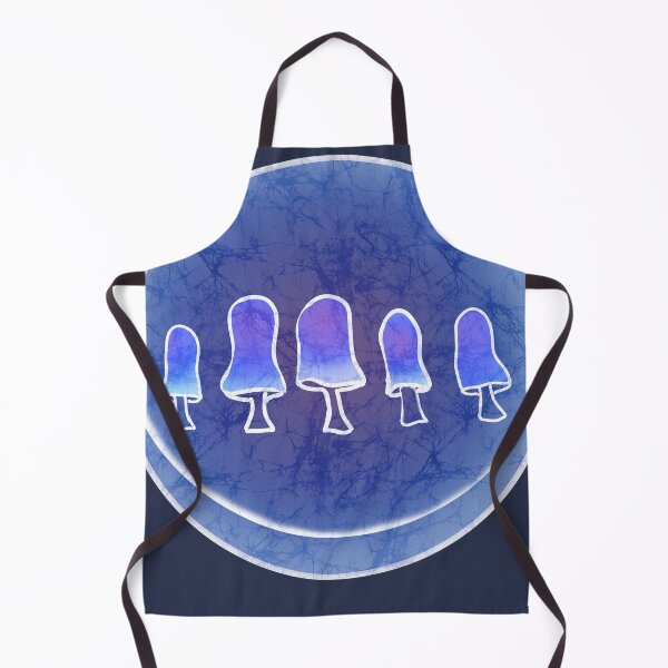 Item preview, Batik Mushrooms with crescent moon designed and sold by AuroraXGreen.