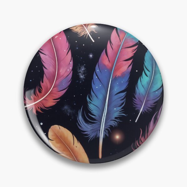 Item preview, Floating cosmic feathers designed and sold by CreativPurpose.