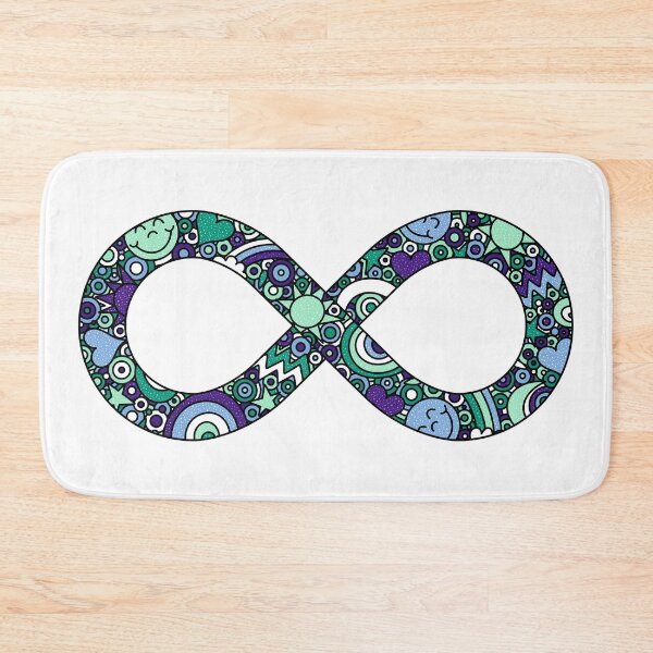 Item preview, Infinity Neurodiverse Doodle Gay Men's Pride Flag designed and sold by JoyfulJen.