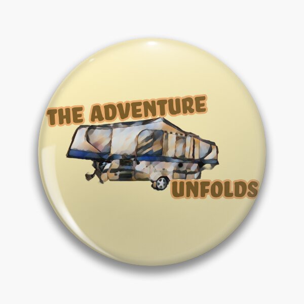 Item preview, The Adventure Unfolds Camouflage Folding Caravan designed and sold by BeccaAelishe.