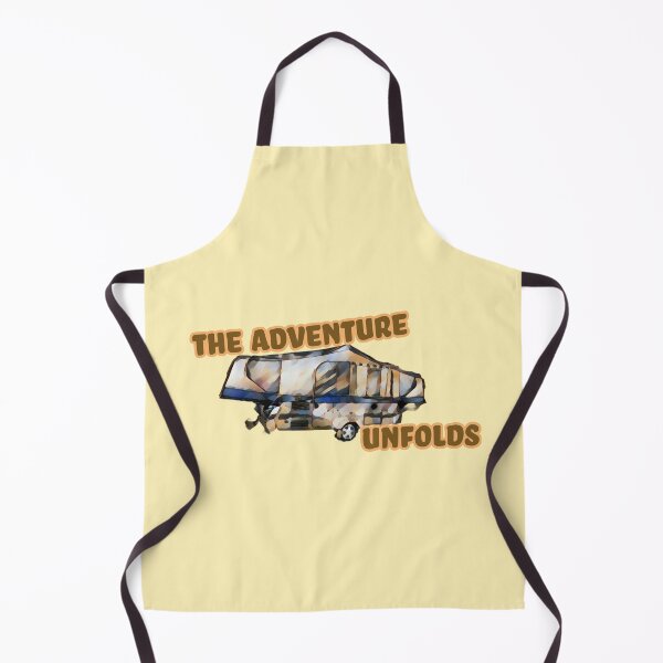 Item preview, The Adventure Unfolds Camouflage Folding Caravan designed and sold by BeccaAelishe.