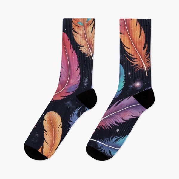 Item preview, Floating cosmic feathers designed and sold by CreativPurpose.