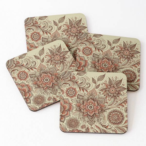 Item preview, Henna Art Inspired Pattern  designed and sold by ReachForArt.
