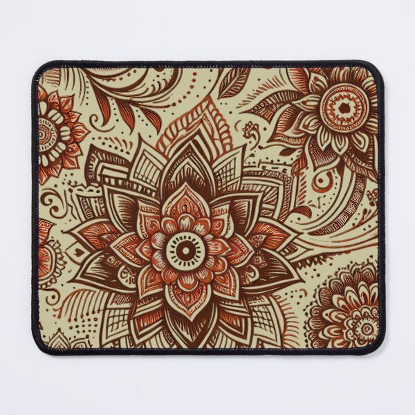 Item preview, Henna Art Inspired Pattern designed and sold by ReachForArt.
