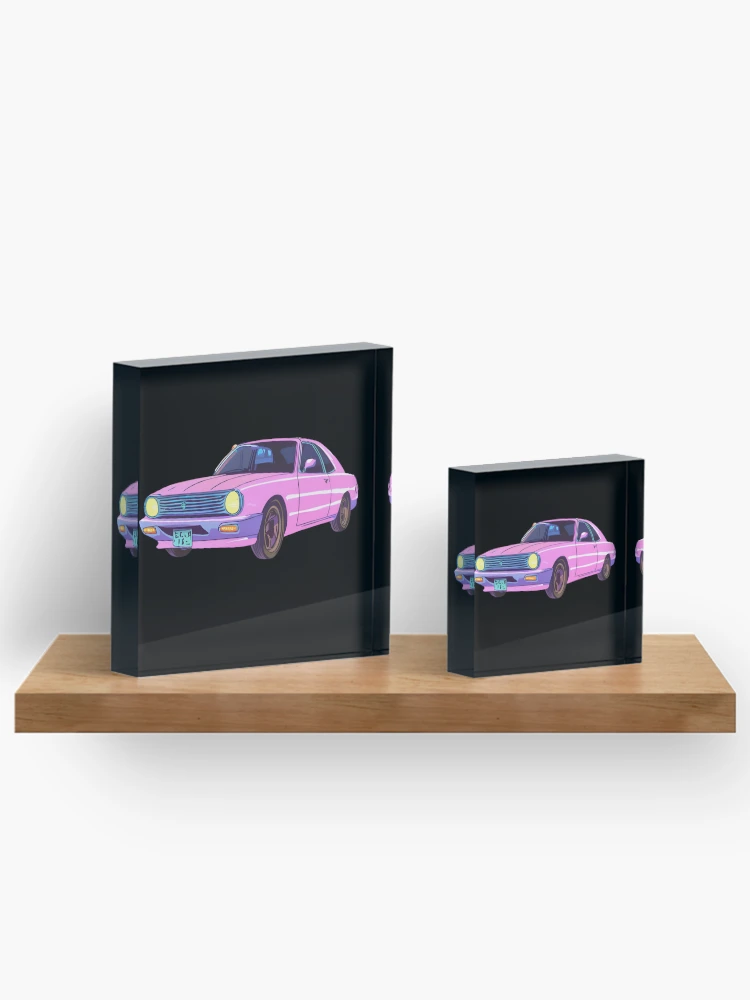 Thumbnail 3 of 5, Acrylic Block, Retro Ride designed and sold by WraithDesign.