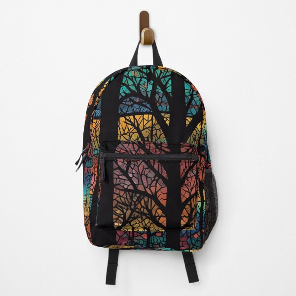 Item preview, Colourful Mosaic Stained Glass Tree effect design designed and sold by FocusedArt.