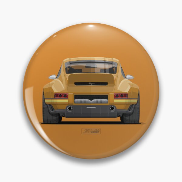 Aperçu de l'œuvre 911 Singer DLS arrière orange réinventé créée et vendue par ARVwerks.