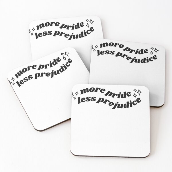 Item preview, more pride less prejudice black and white designed and sold by stickersxbecca.