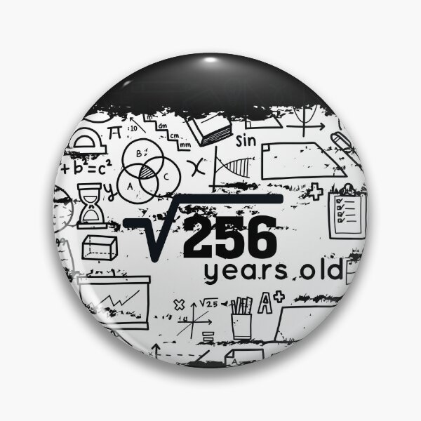 Item preview, square root 16 year old birthday designed and sold by Creative-Wolf16.