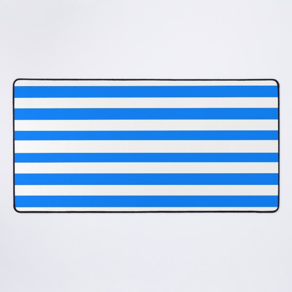 Item preview, White and Blue solid sailor navy stripes designed and sold by Michael Stewart.