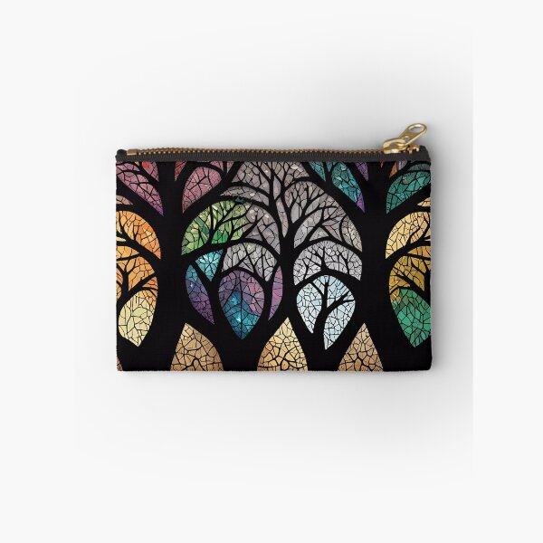 Item preview, Colourful Mosaic Stained Glass Tree effect design designed and sold by FocusedArt.