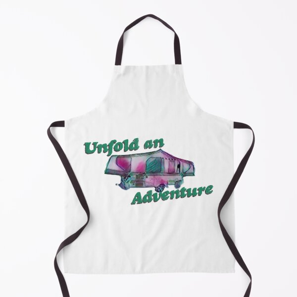 Item preview, Unfold an Adventure Green and Pink Folding Caravan designed and sold by BeccaAelishe.