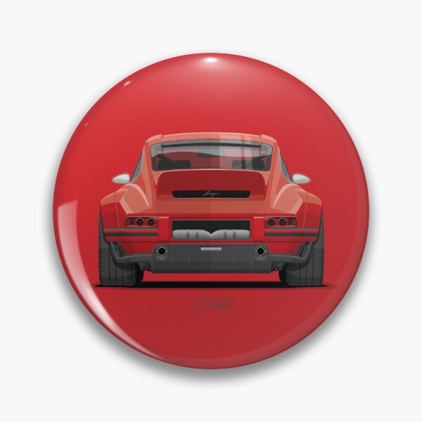 Aperçu de l'œuvre 911 Singer DLS arrière rouge réinventée créée et vendue par ARVwerks.