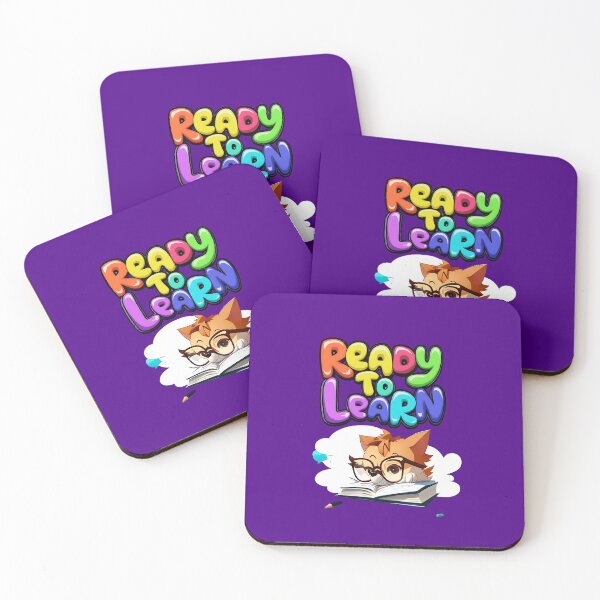 Item preview, Ready to Learn A stack of books with a cute cat sitting on top t-shirt designed and sold by WitMeme.