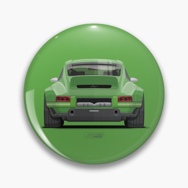 Aperçu de l'œuvre 911 Singer DLS arrière vert réinventé créée et vendue par ARVwerks.