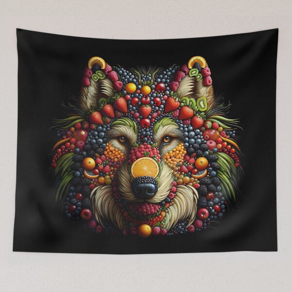 Item preview, Wolf... Fruits... 001... (A.I.) designed and sold by AtelierFafard.