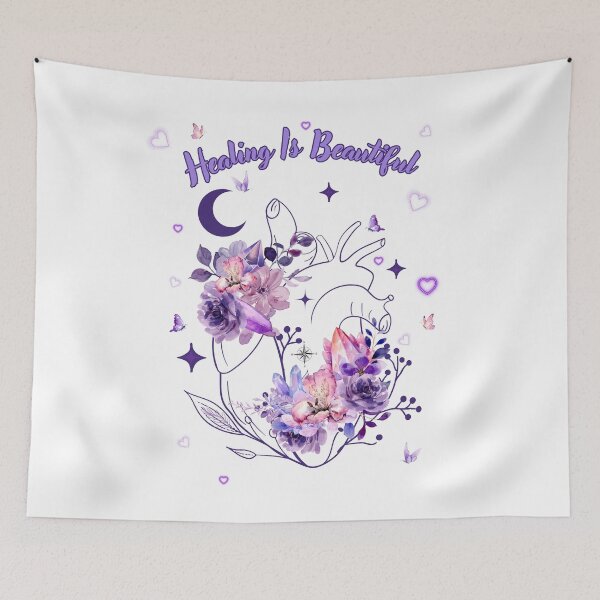 Item preview, Healing is beautiful heart designed and sold by hamsasoul.