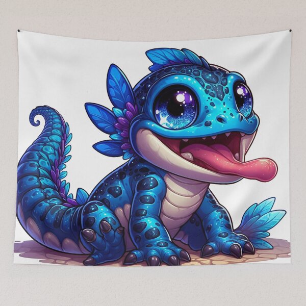 Item preview, Murloc Magic: Charming Gecko Inspired by WoW designed and sold by Canaba.