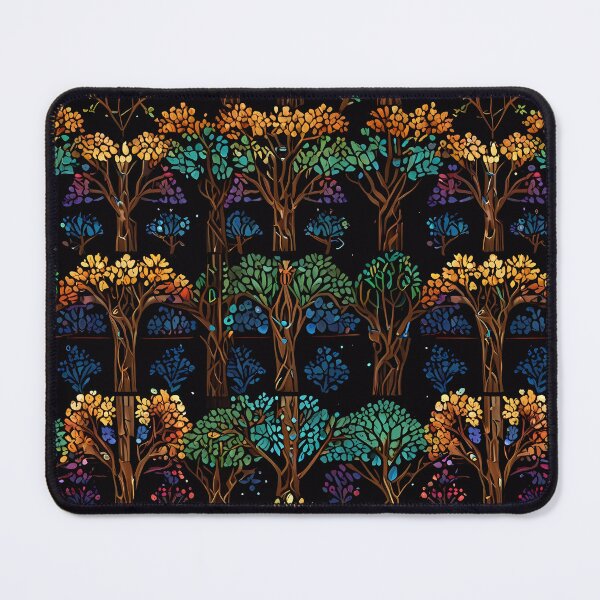 Item preview, Colourful Mosaic Stained Glass Tree effect design designed and sold by FocusedArt.