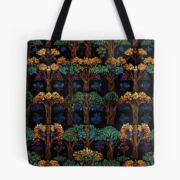 Item preview, Colourful Mosaic Stained Glass Tree effect design designed and sold by FocusedArt.