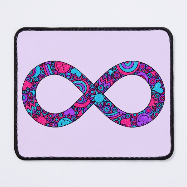 Item preview, Infinity Neurodiverse Doodle Androgyne Pride Flag designed and sold by JoyfulJen.