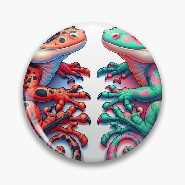Item preview, Whimsical Devil and Angel Geckos  designed and sold by Canaba.