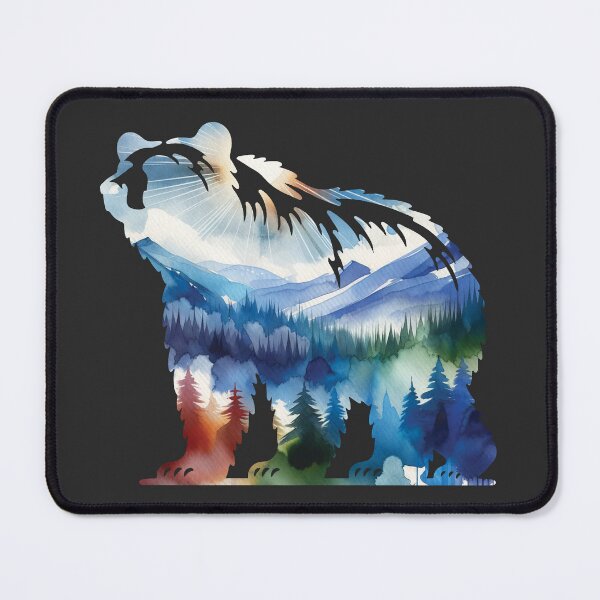 Item preview, Mystic Mountain Bear Silhouette designed and sold by ScroggMcGoose.