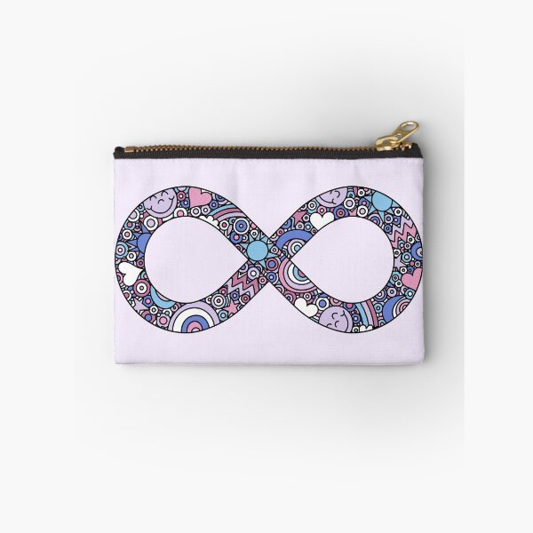 Item preview, Infinity Neurodiverse Doodle Bigender Pride Flag designed and sold by JoyfulJen.