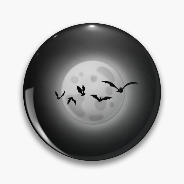Item preview, Bats flying across the Moon designed and sold by Cryptid-Crafter.