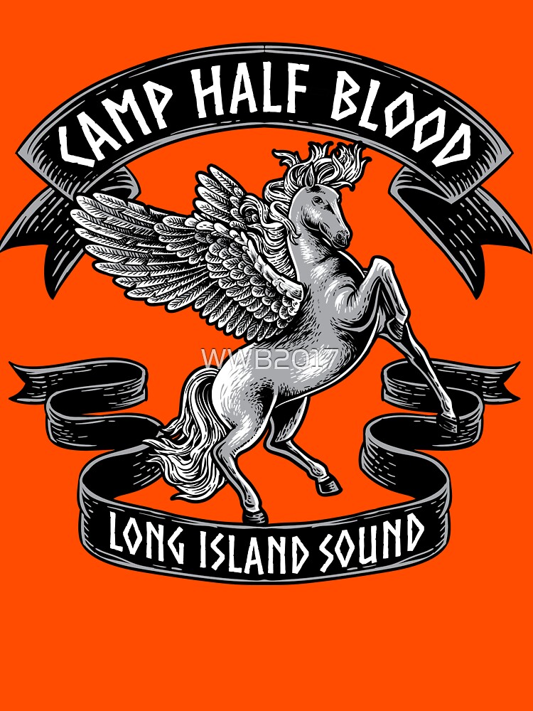 "Camp Half Blood T Shirt Sohn von Poseidon für Kinder Orange" TShirt