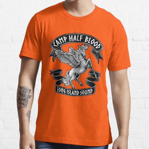 Camp Half Blood - T Shirt Son of Poseidon for kids Orange Essential T-Shirt