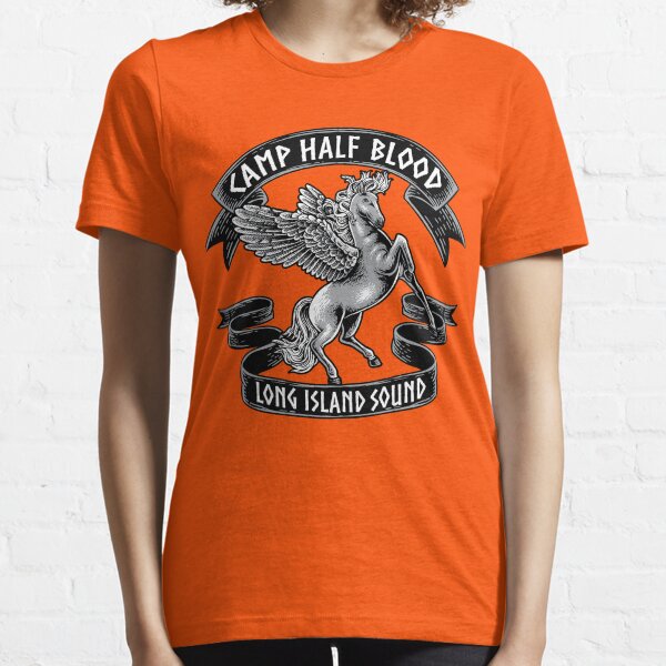 Camp Half Blood - T Shirt Son of Poseidon for kids Orange Essential T-Shirt